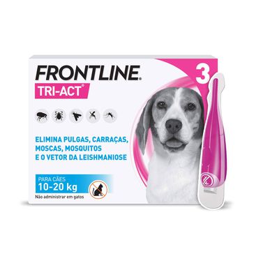 Pipetas Tri-Act Cão 10-20 kg Wells