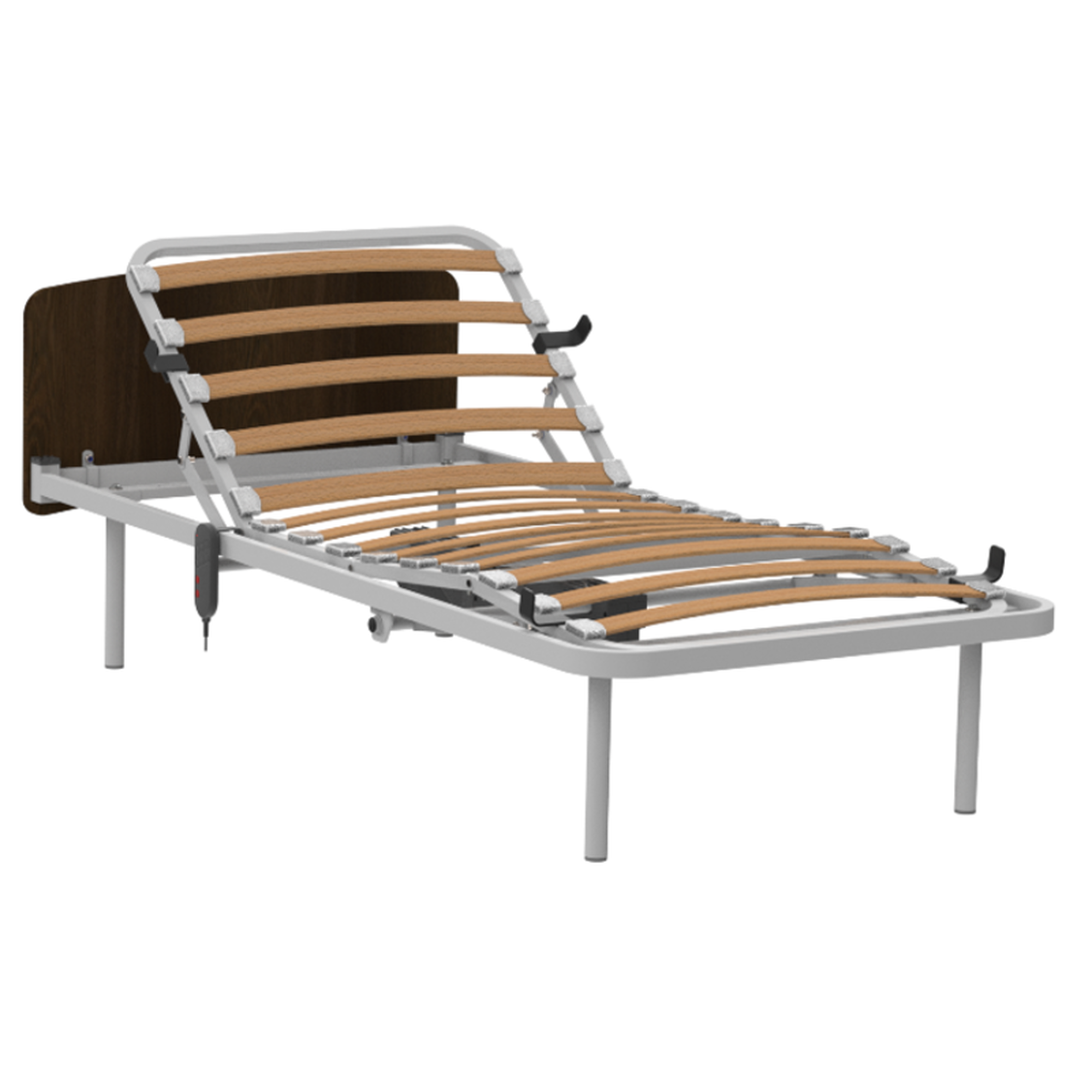Cama Elétrica Wengué com Pés Fixos