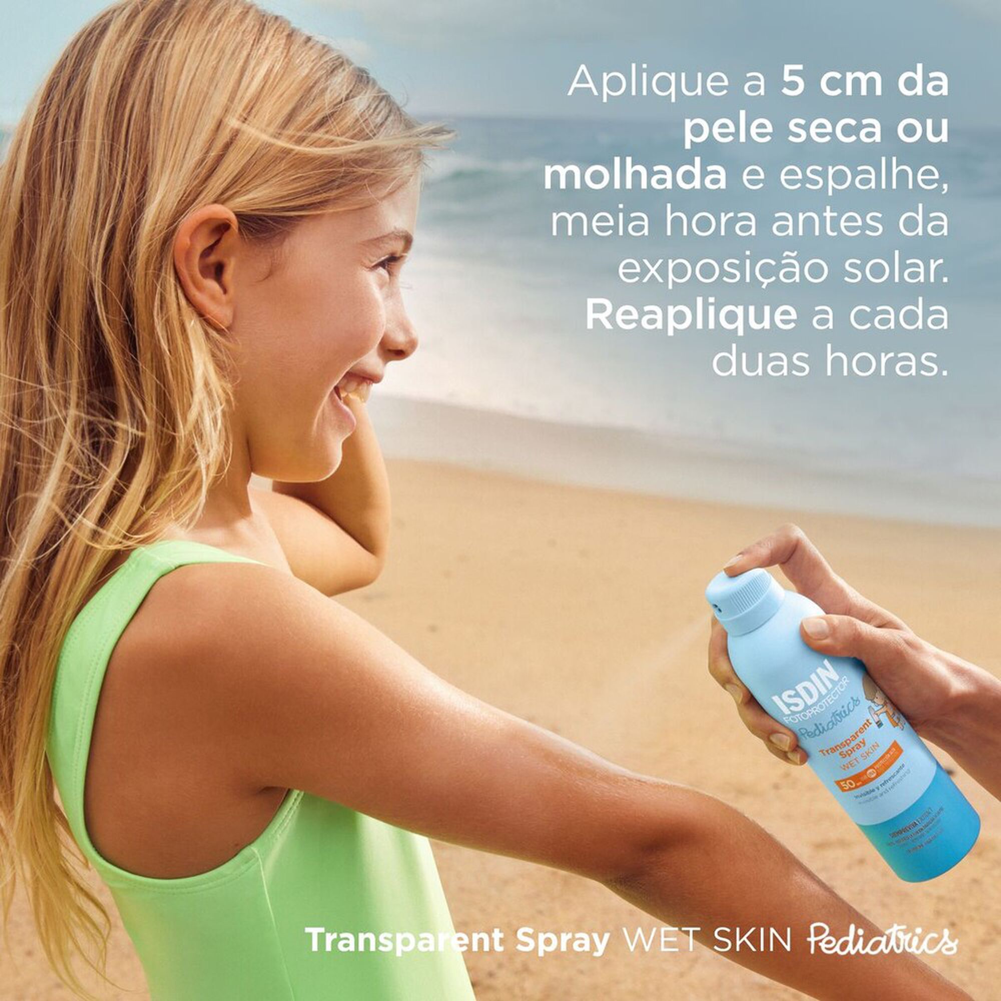 Protetor Solar Criança Corpo Wet Skin SPF50
