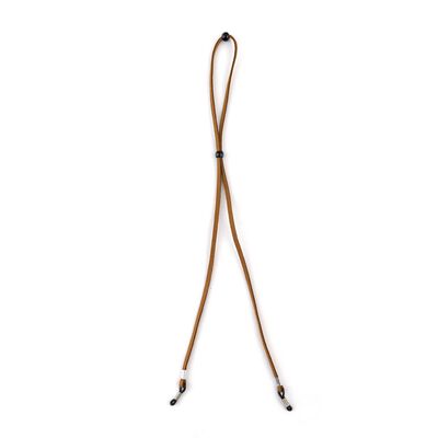 Cordão Óculos Pele Castanho