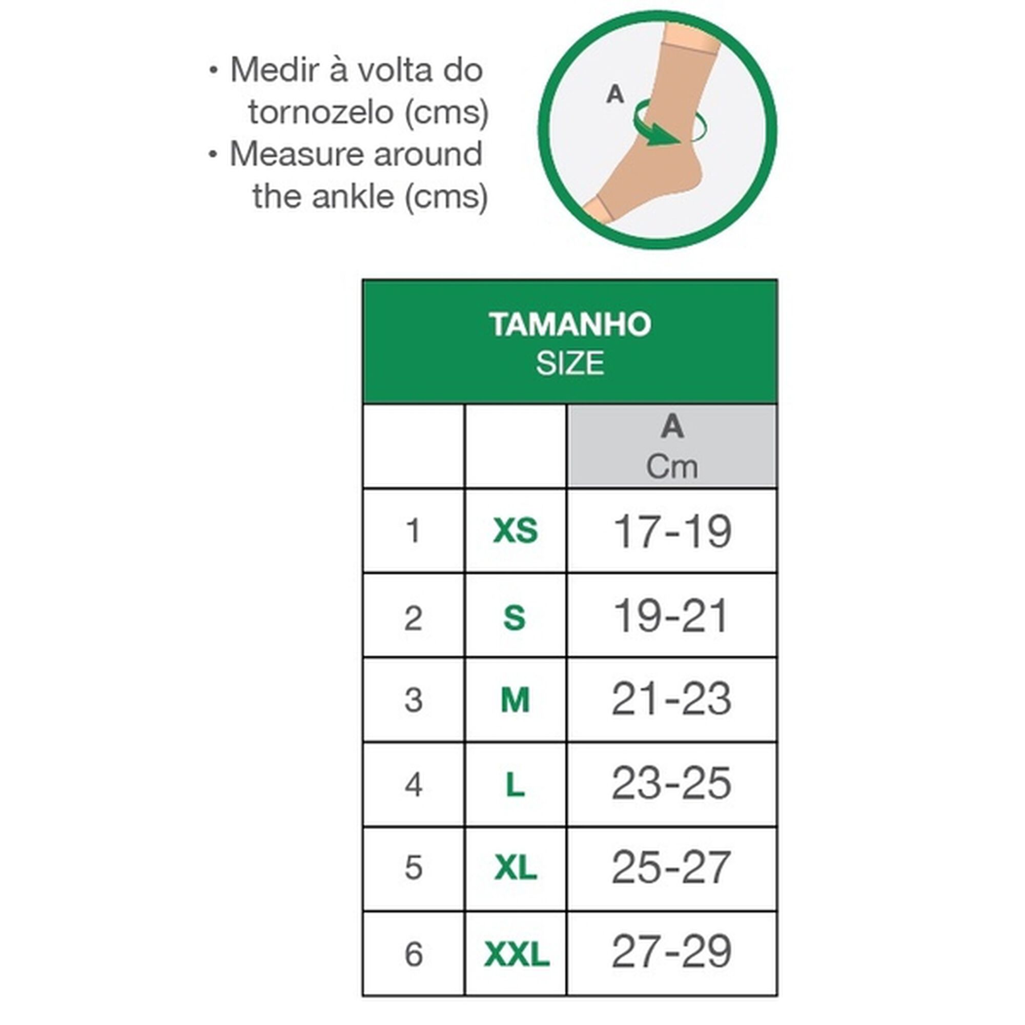 Pé Elástico 650 Tam.1