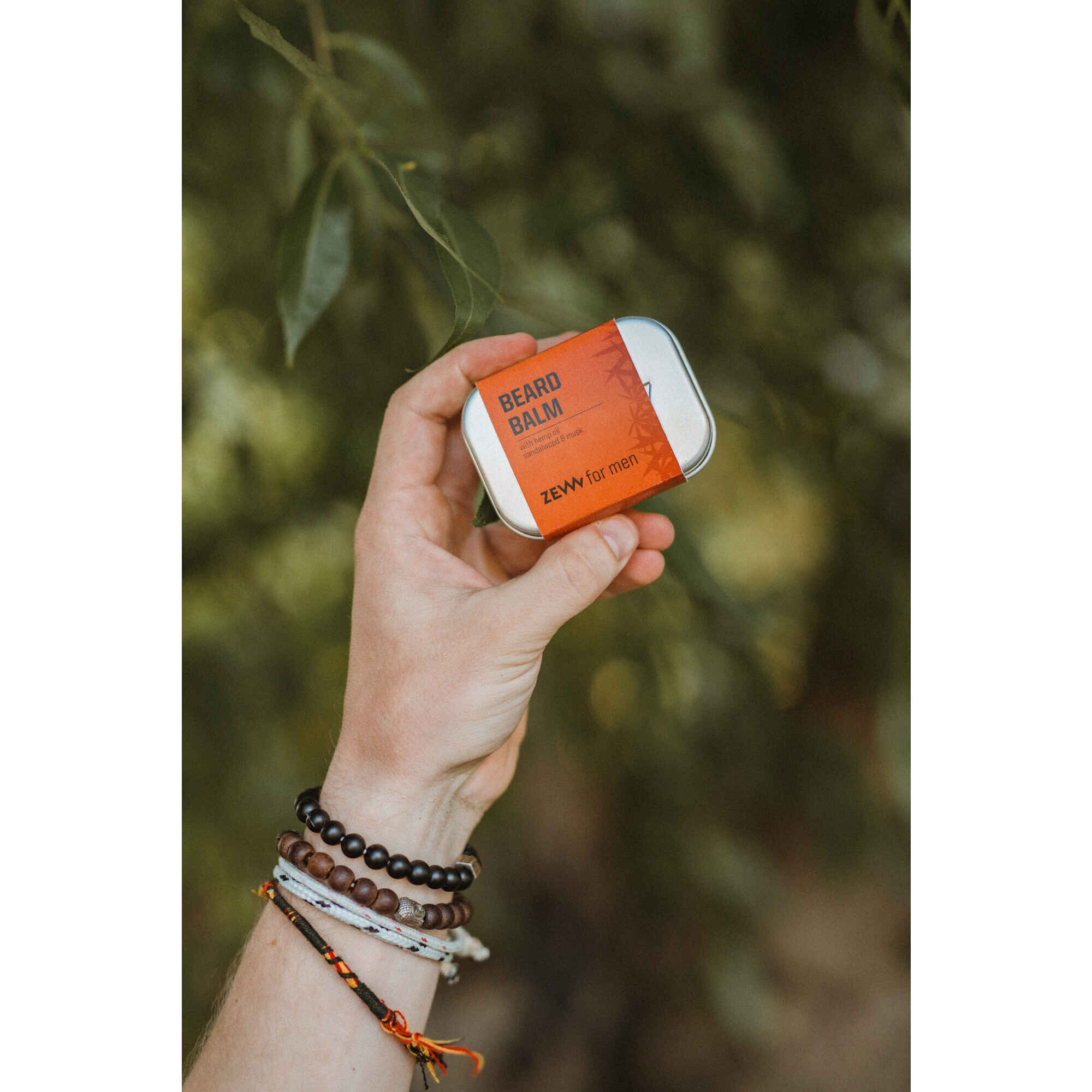 Bálsamo Barba Natural Óleo de Cânhamo