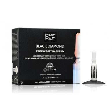 Ampolas Rosto Black Diamond Epigence SPF50+ Wells