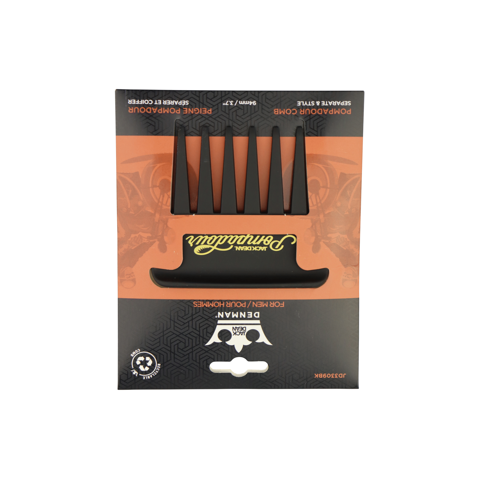 Pente de Cabelo Homem Pompadour