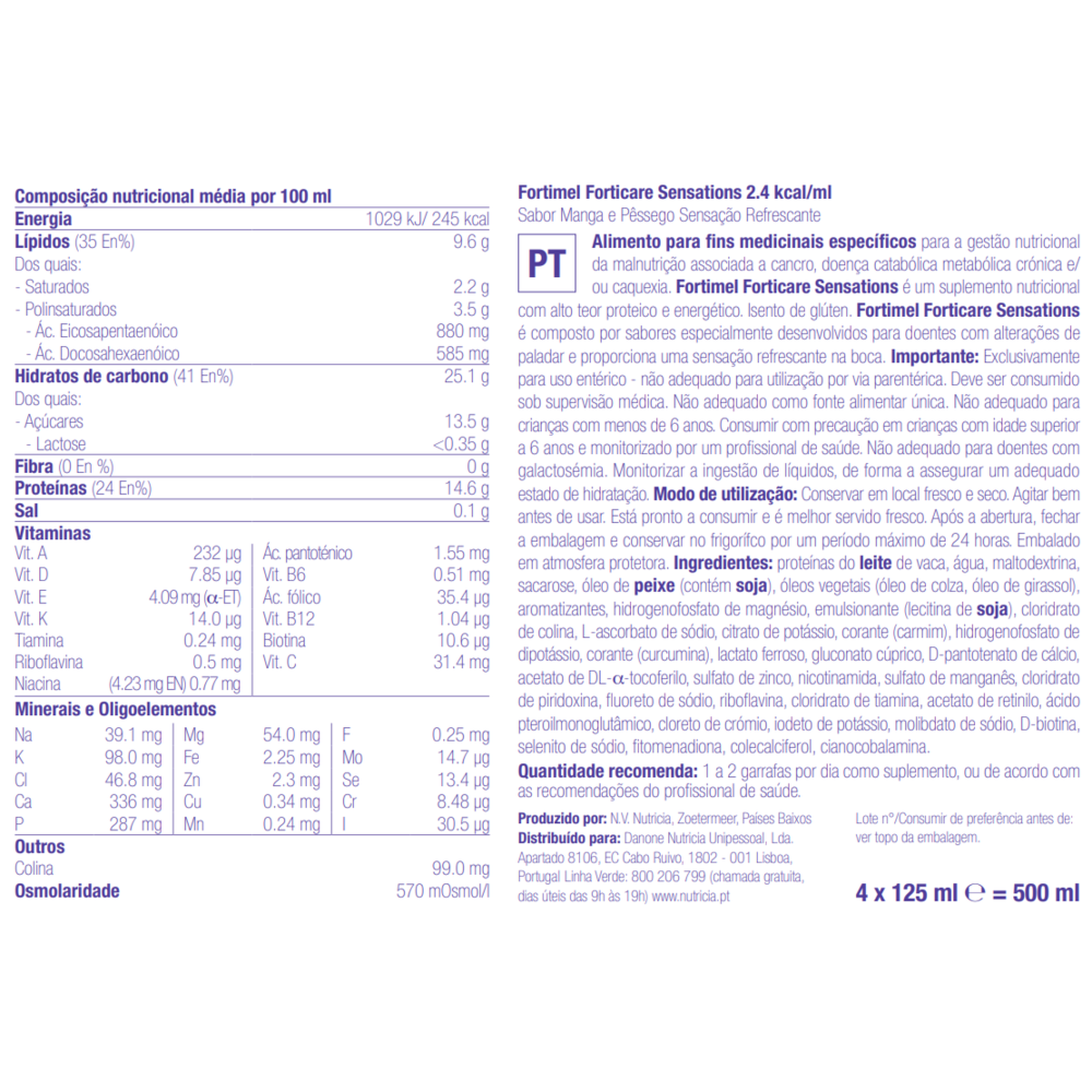 Forticare Sensations Cool Mango Peach