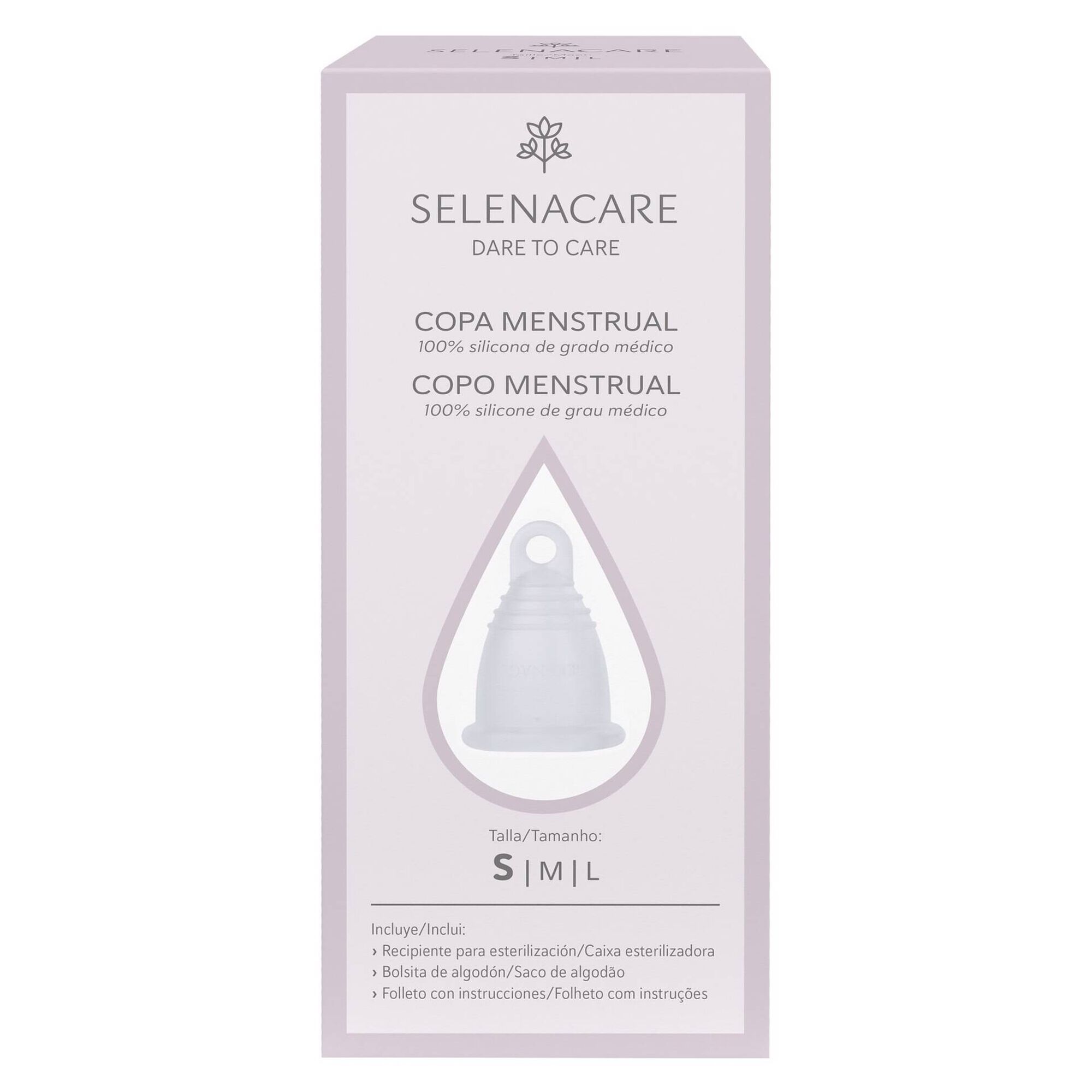 Copo Menstrual Transparente S