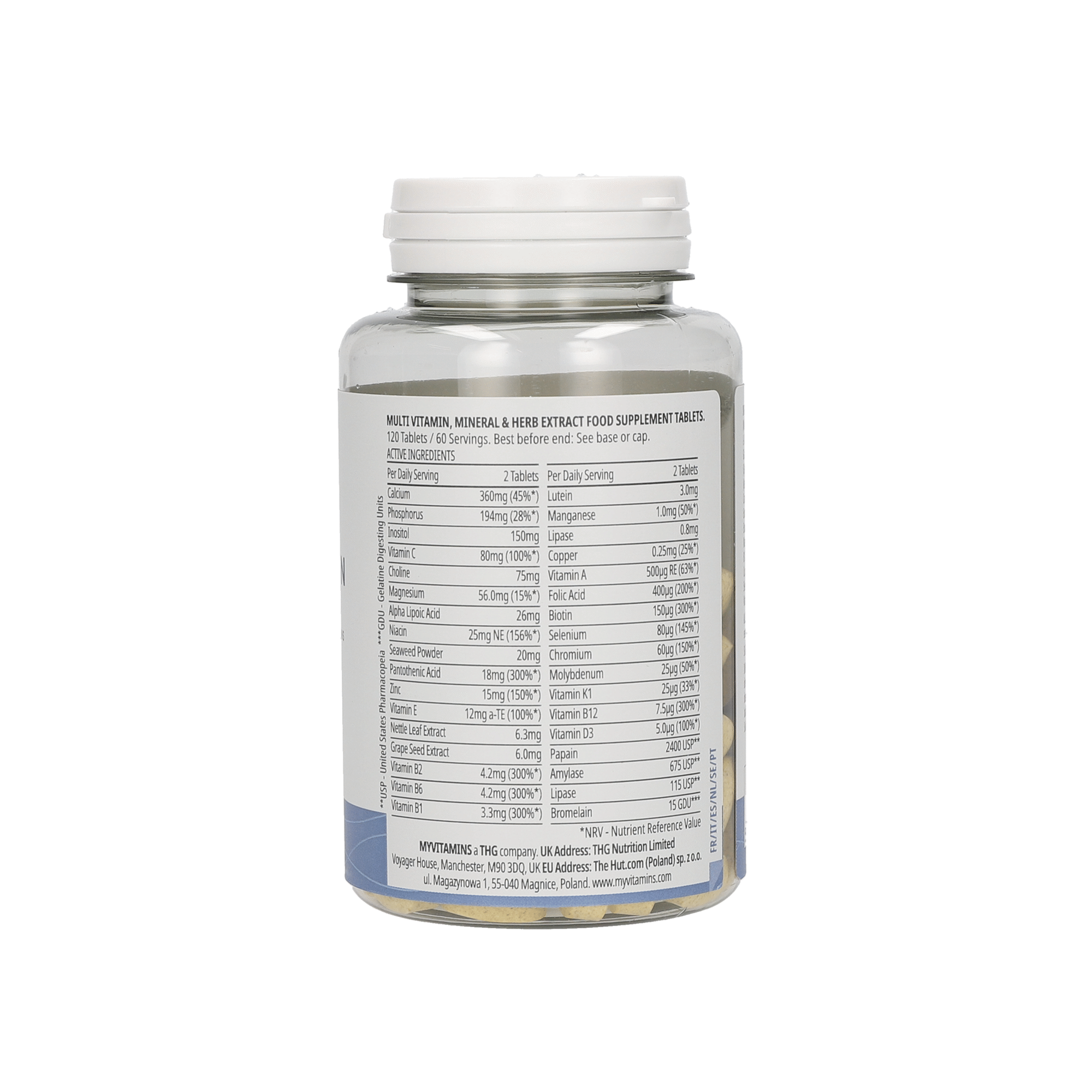 Cápsulas Suplemento Multivitamínico Alpha Men