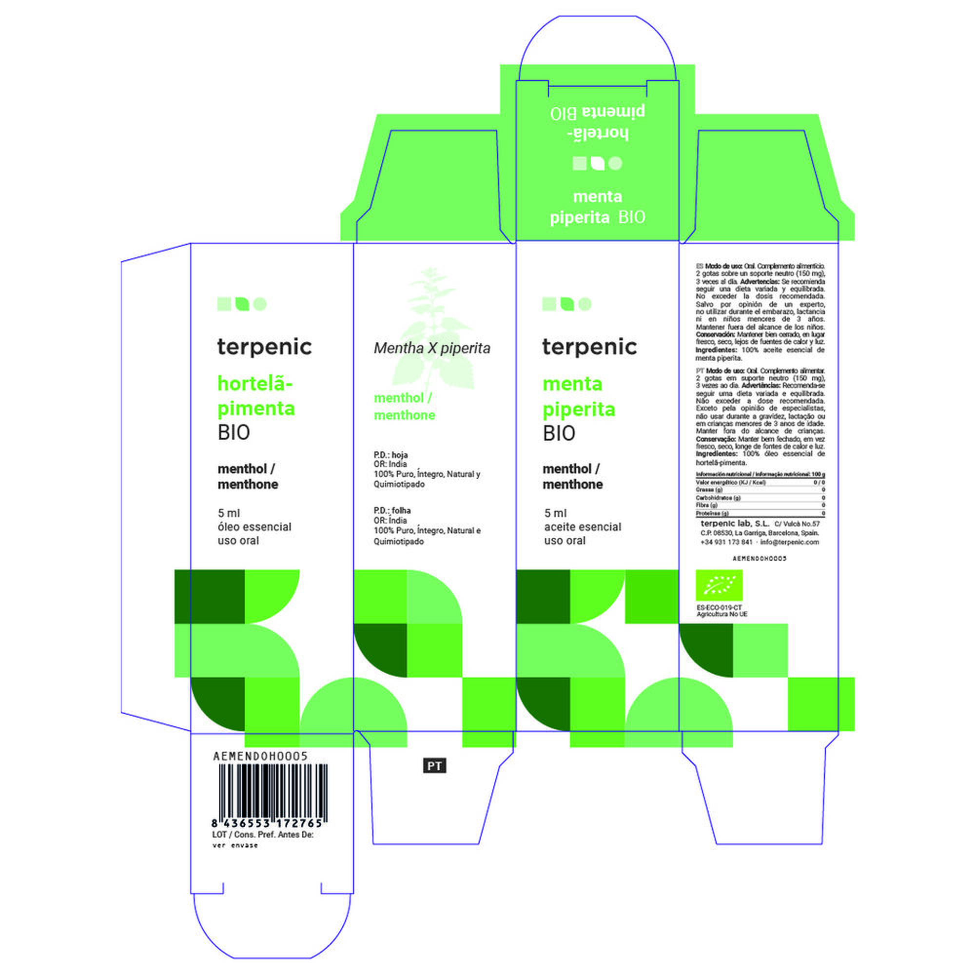 Óleo Essencial Hortelã Pimenta