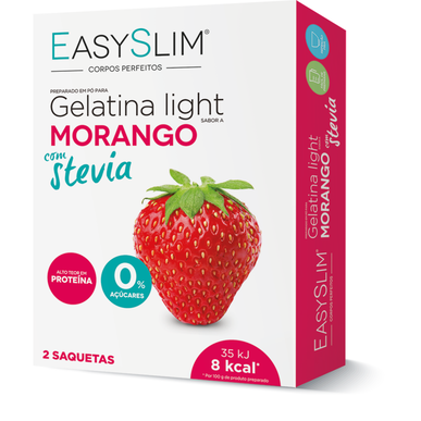Gelatina Light Morango C/ Stevia Wells Image 1