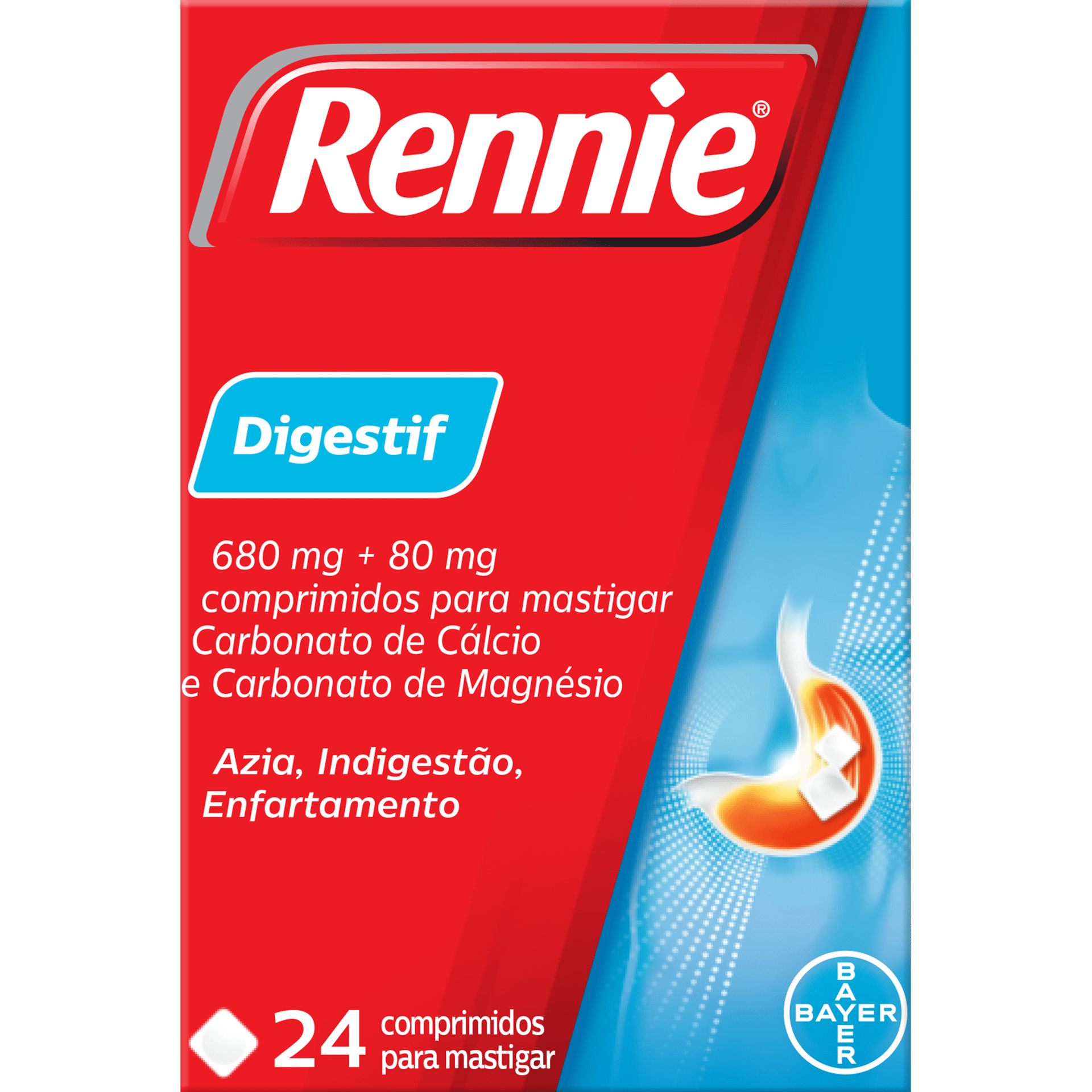 Rennie Digestif Antiácido 24 pastilhas