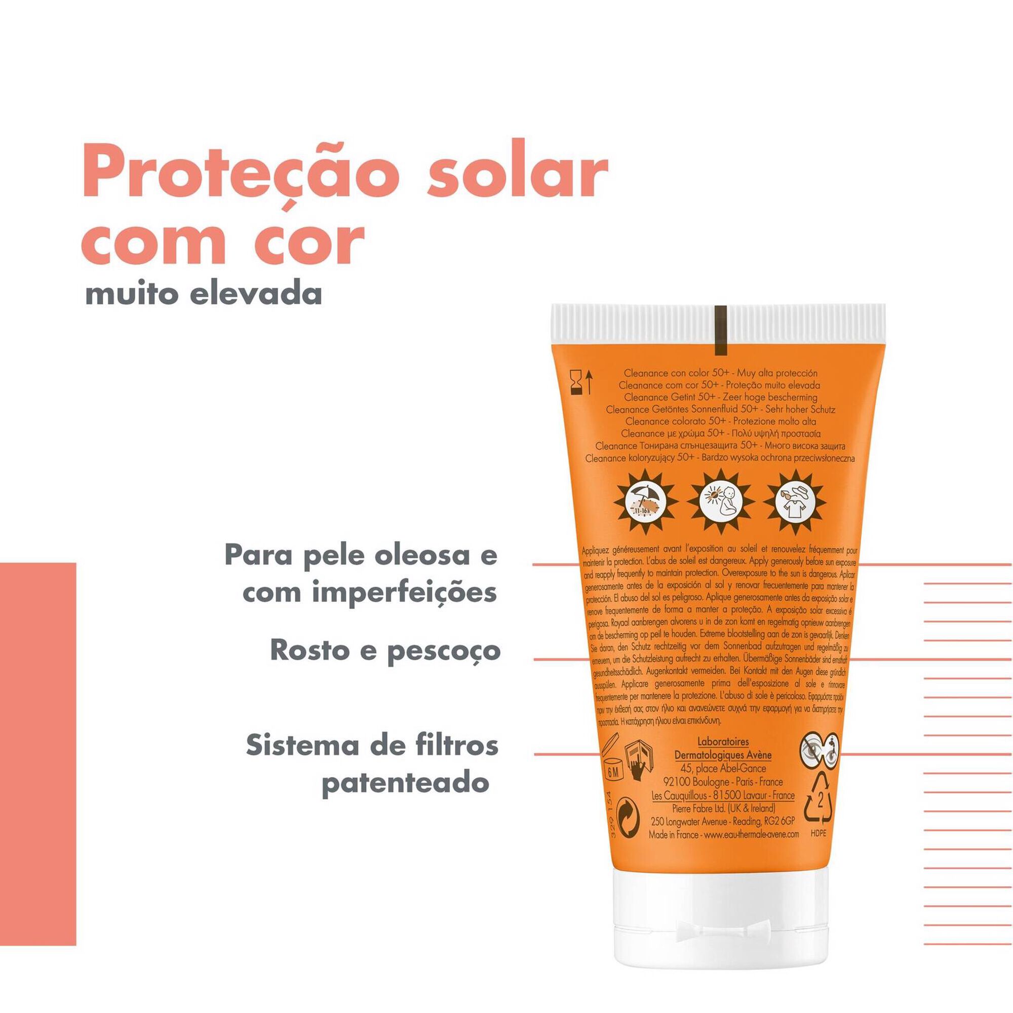 Cleanance Sun Care Tinted Unifying SPF50+