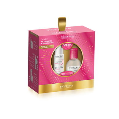 Coffret Sérum Rosto Sensibio Água Micelar Wells