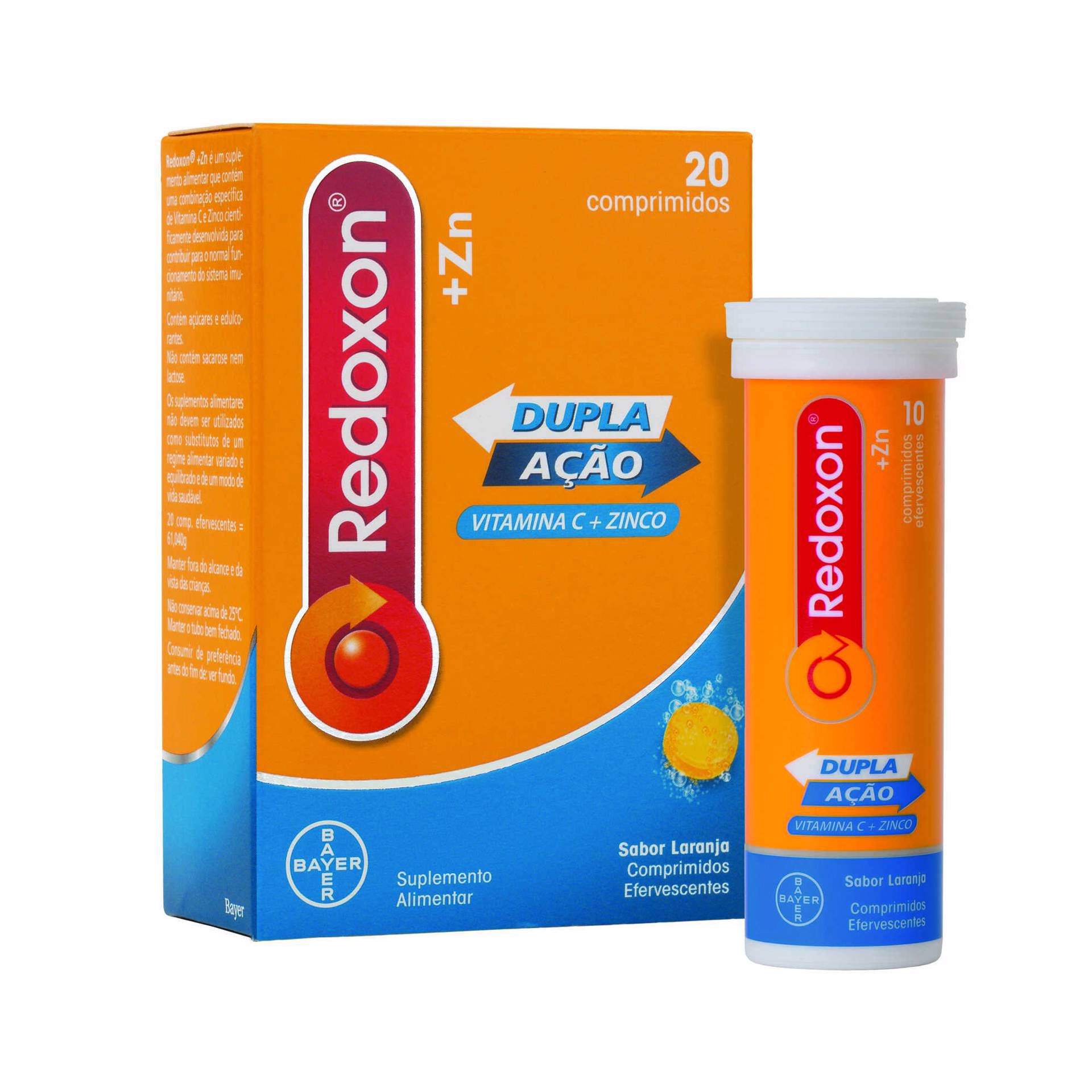 Redoxon + Zn Dupla Ação 20 comprimidos