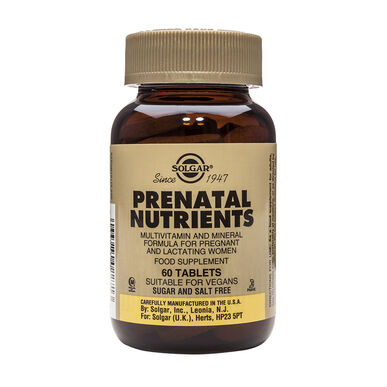 Solgar Prenatal Nutrients Wells Image 1