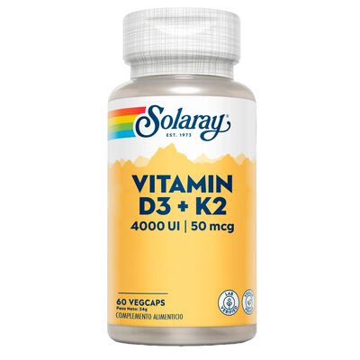 Cápsulas Saúde Óssea e Cardiovascular D3 & K2