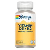 Cápsulas Saúde Óssea e Cardiovascular D3 & K2 Wells Image 1