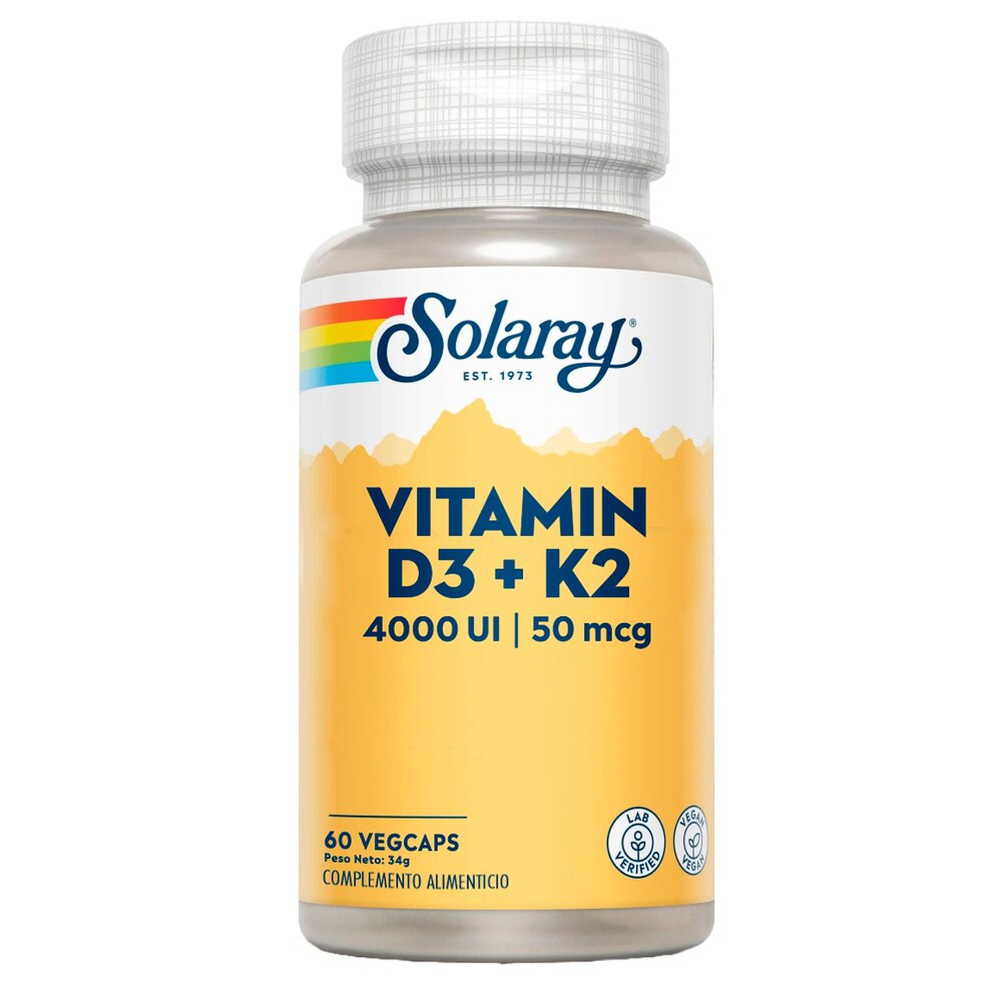 Cápsulas Saúde Óssea e Cardiovascular D3 & K2