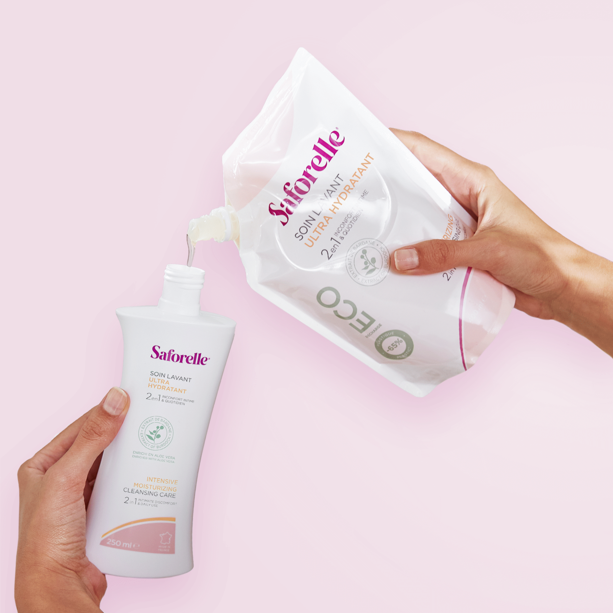 Gel Hidratante de Limpeza Íntima Recarga Eco