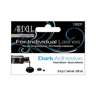 Individual Lashes Dark Adhesive LashTite Wells