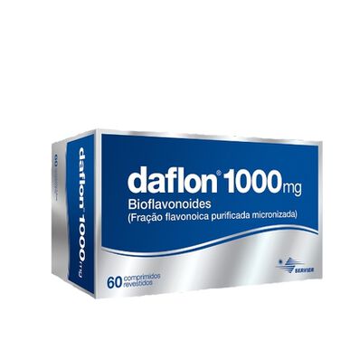 Daflon Comprimidos 1000mg 60 unidades Wells