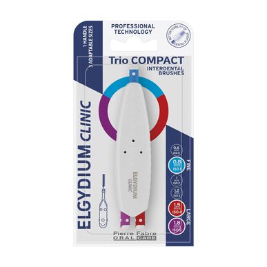 Trio Compact Interdental Brushes Fine Large Wells Image 1