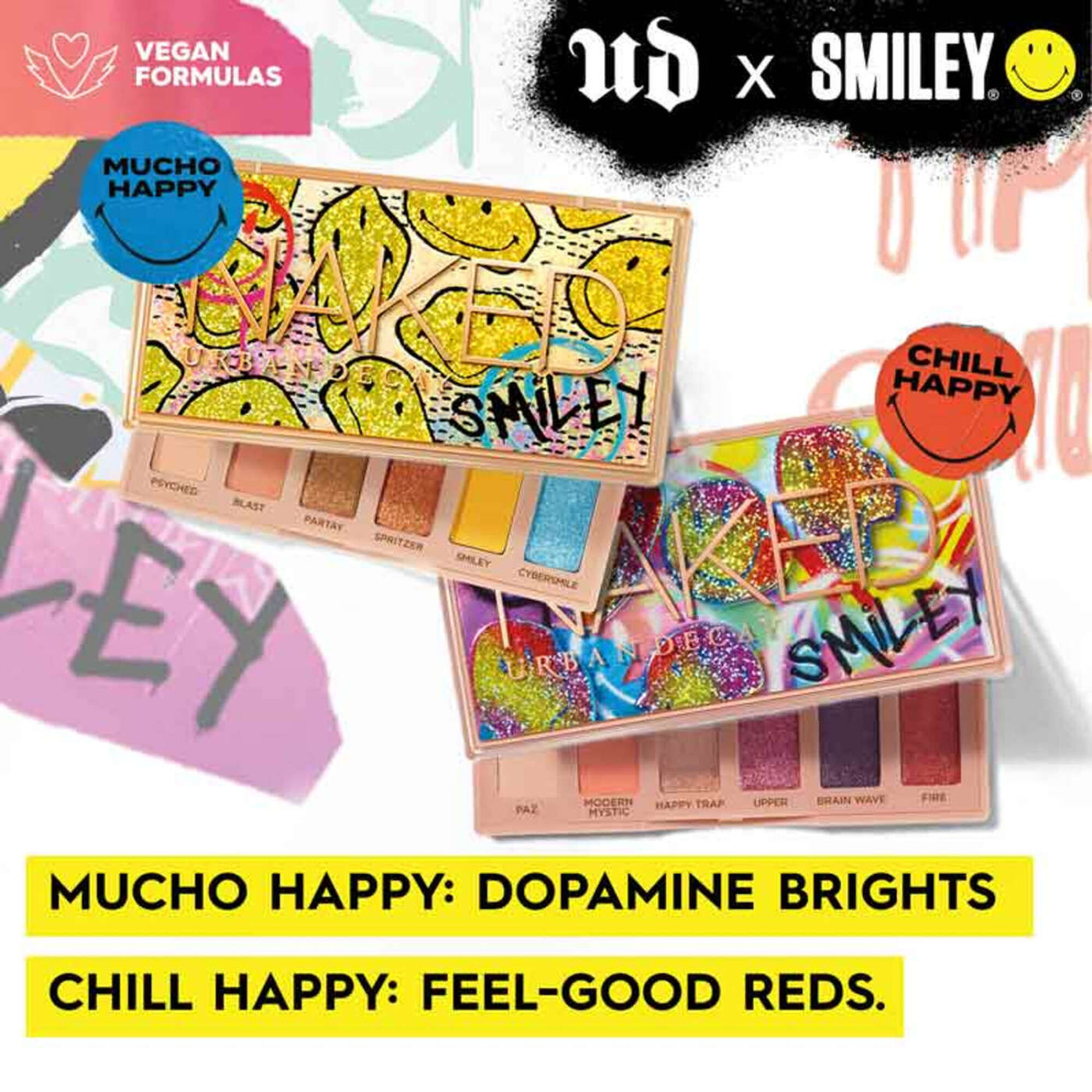 Paleta de Sombras Mini Smiley Mucho Happy
