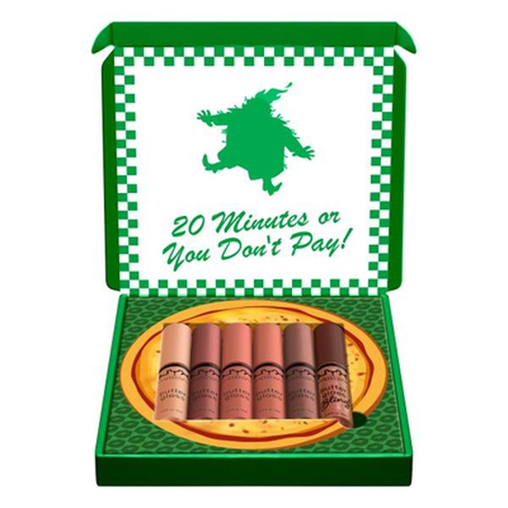 Set Butter Gloss Caixa de Pizza Home Alone