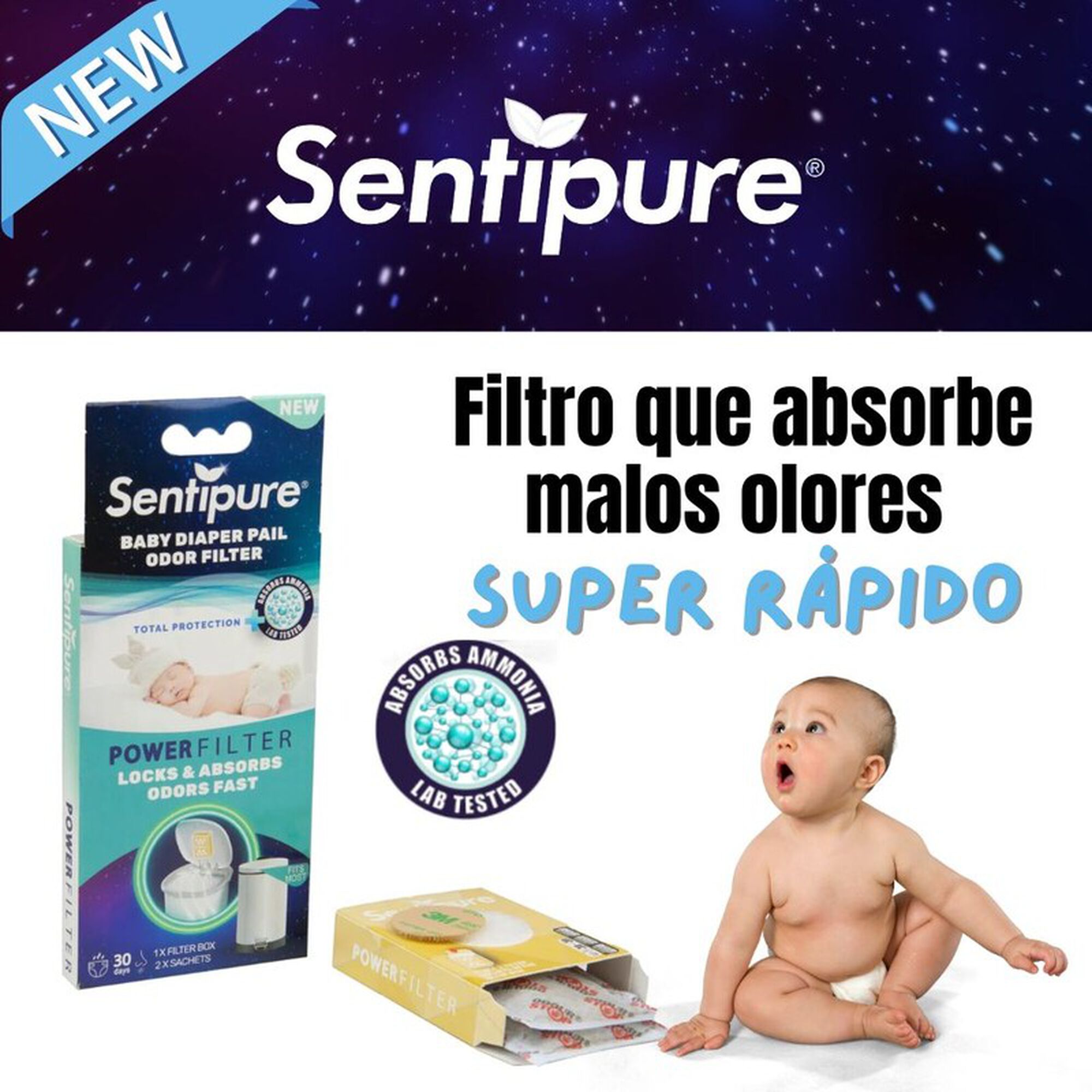 Baby Diaper Pail Odor Filter