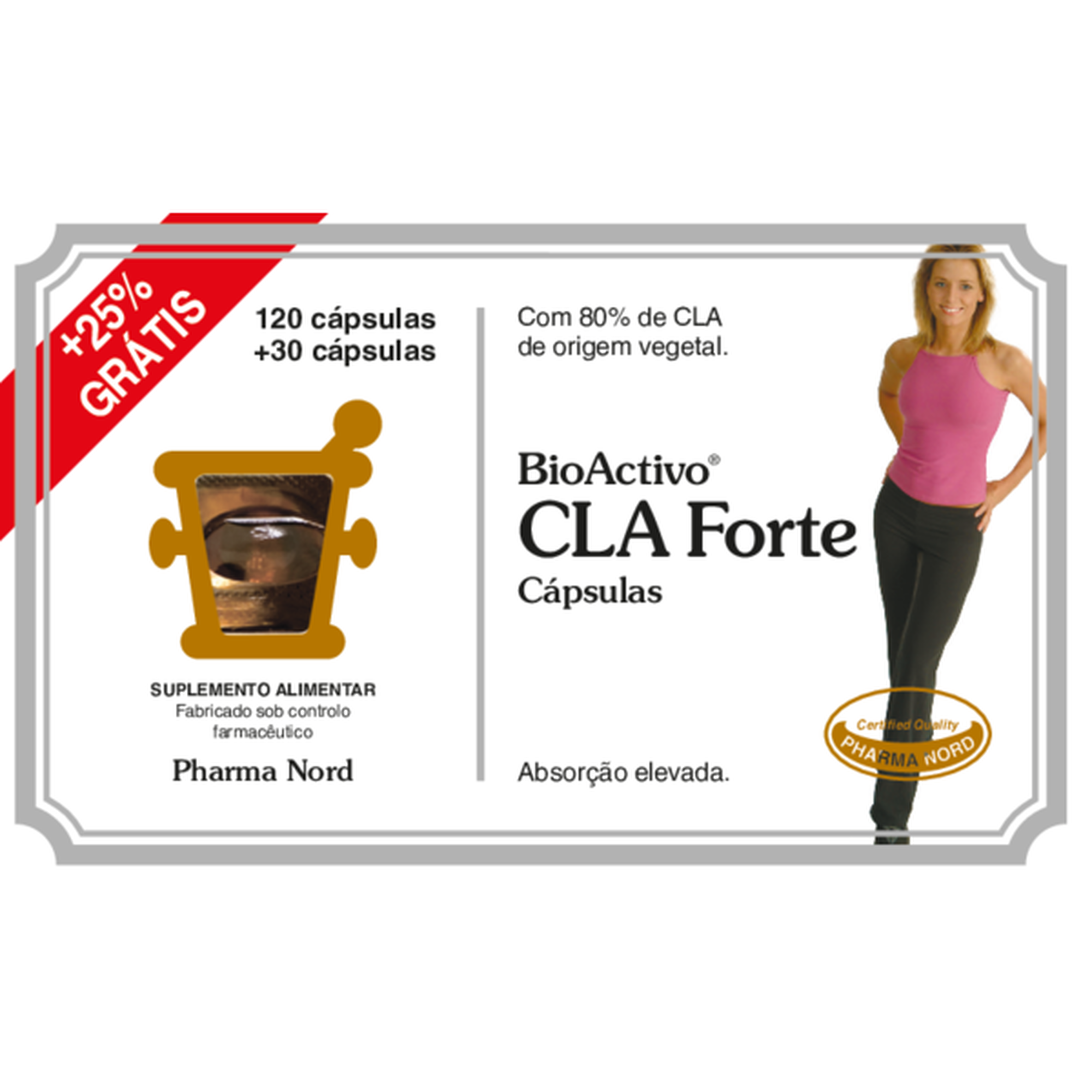 Cápsulas Redução de Massa Gorda CLA Forte