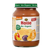 Boião Puré Biológico de Maçã/Ameixa +6M Wells