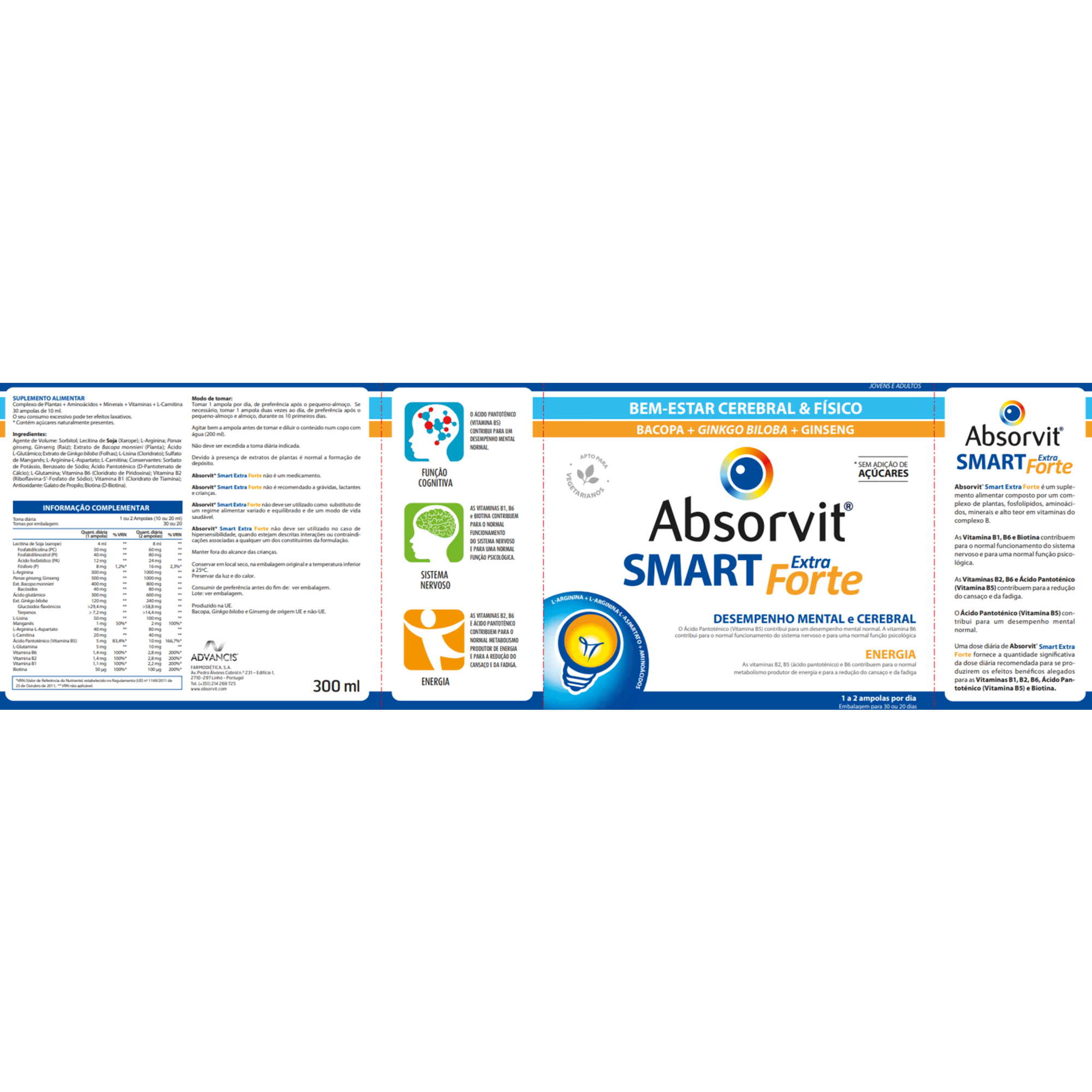 Smart Extra Forte Bem-Estar Cerebral e Físico