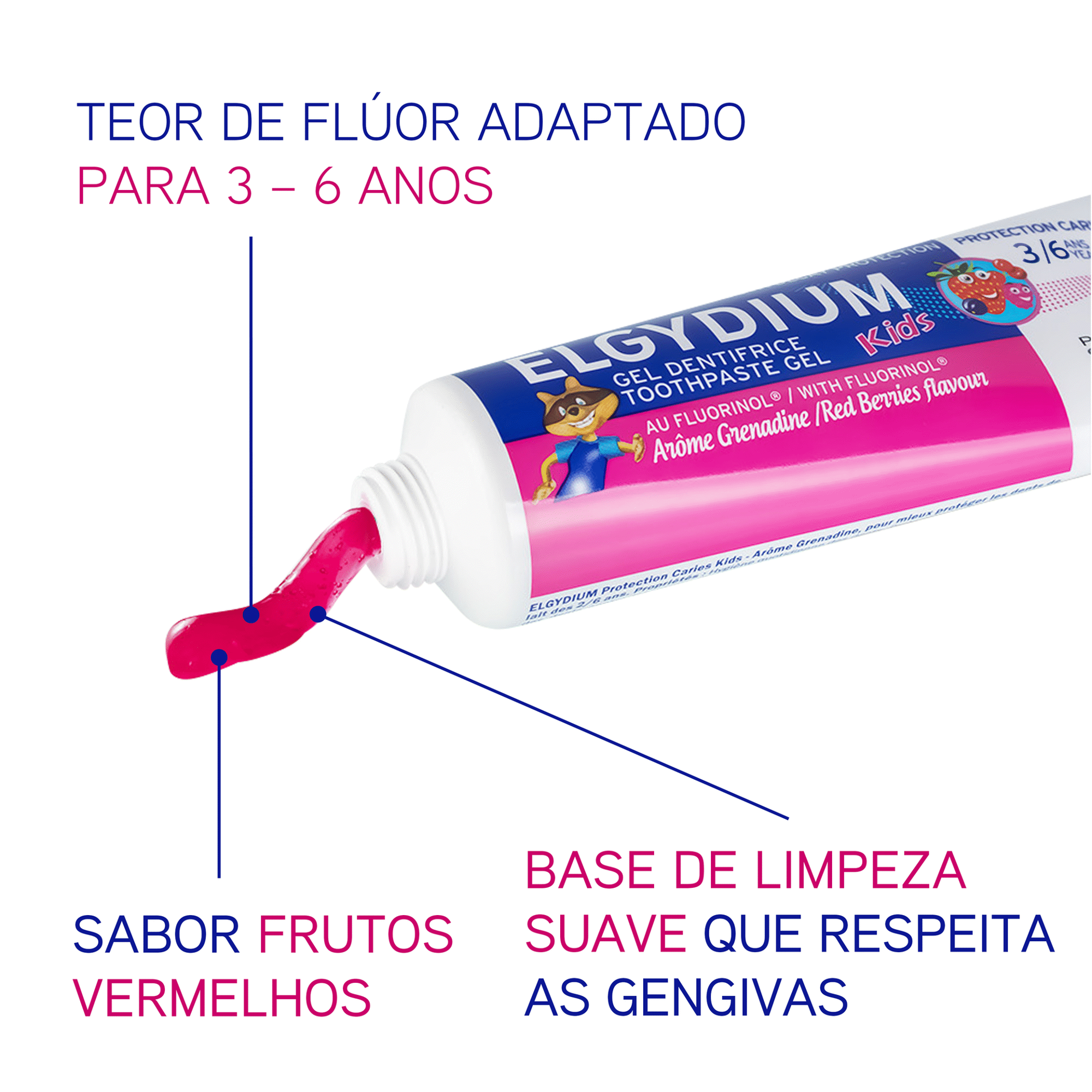 Gel Dentífrico Kids Frutos Silvestres