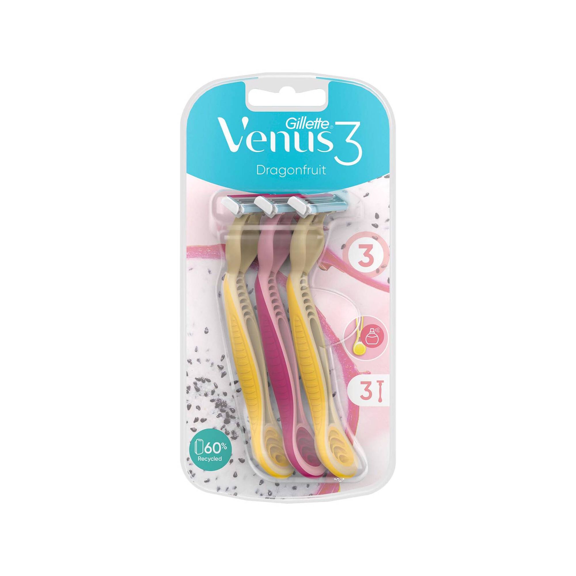 Lâminas de Depilação Venus 3 Dragon