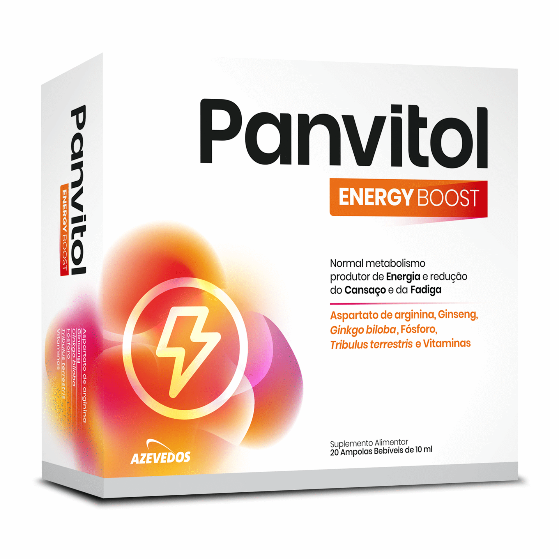 Panvitol Energy Boost 20 ampolas