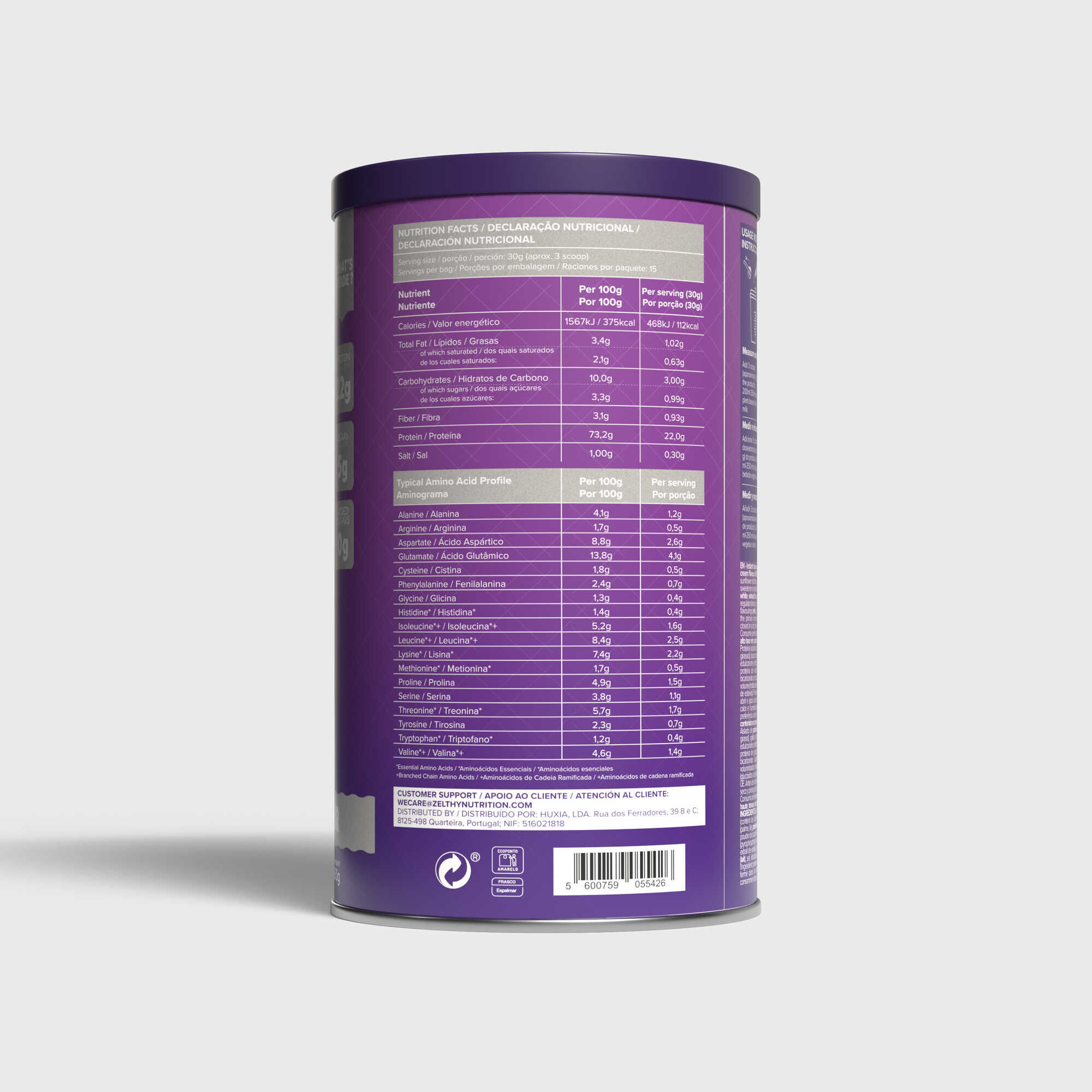 Whey Protein Cookies & Cream Flavour