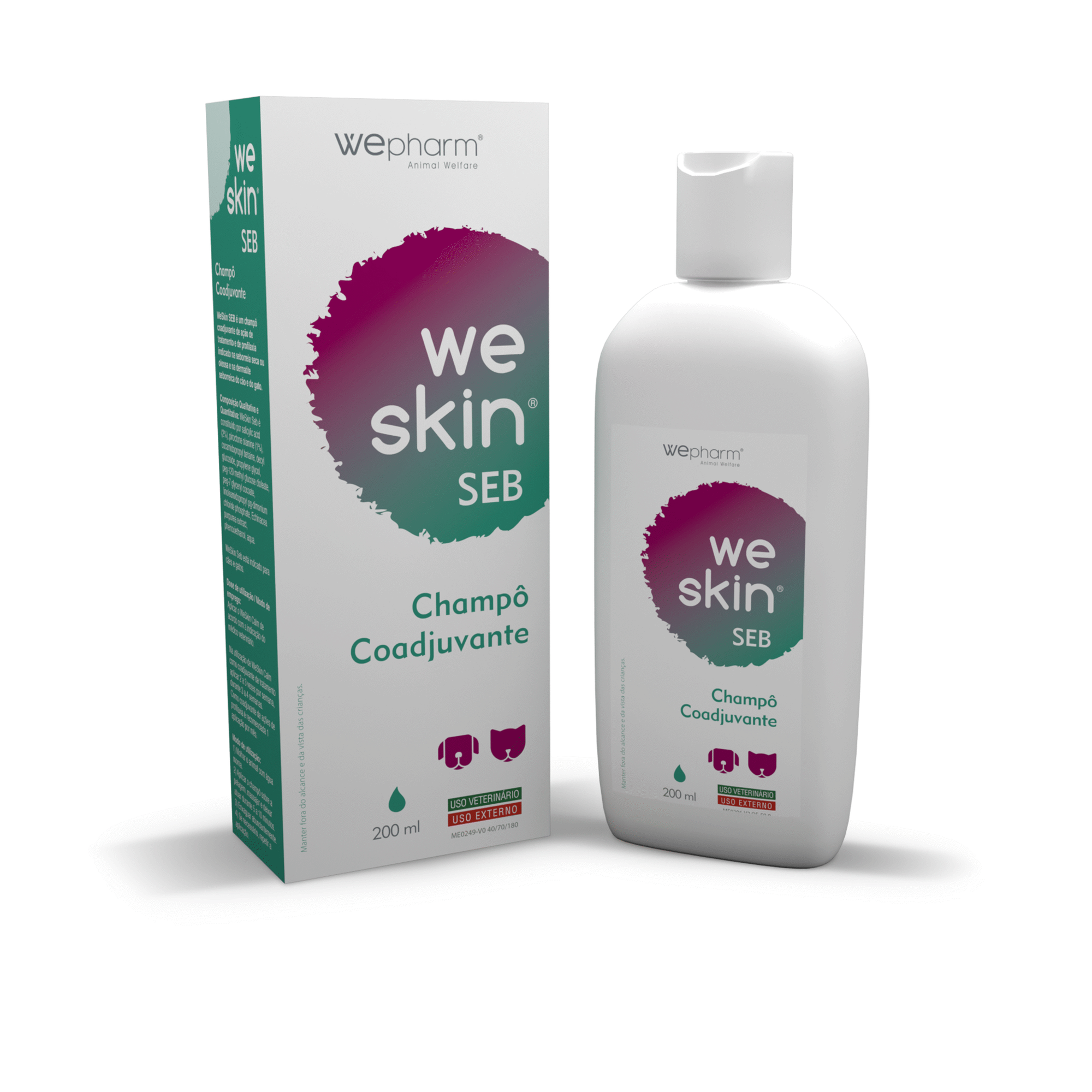 Champô Coadjuvante Cães e Gatos WeSkin SEB