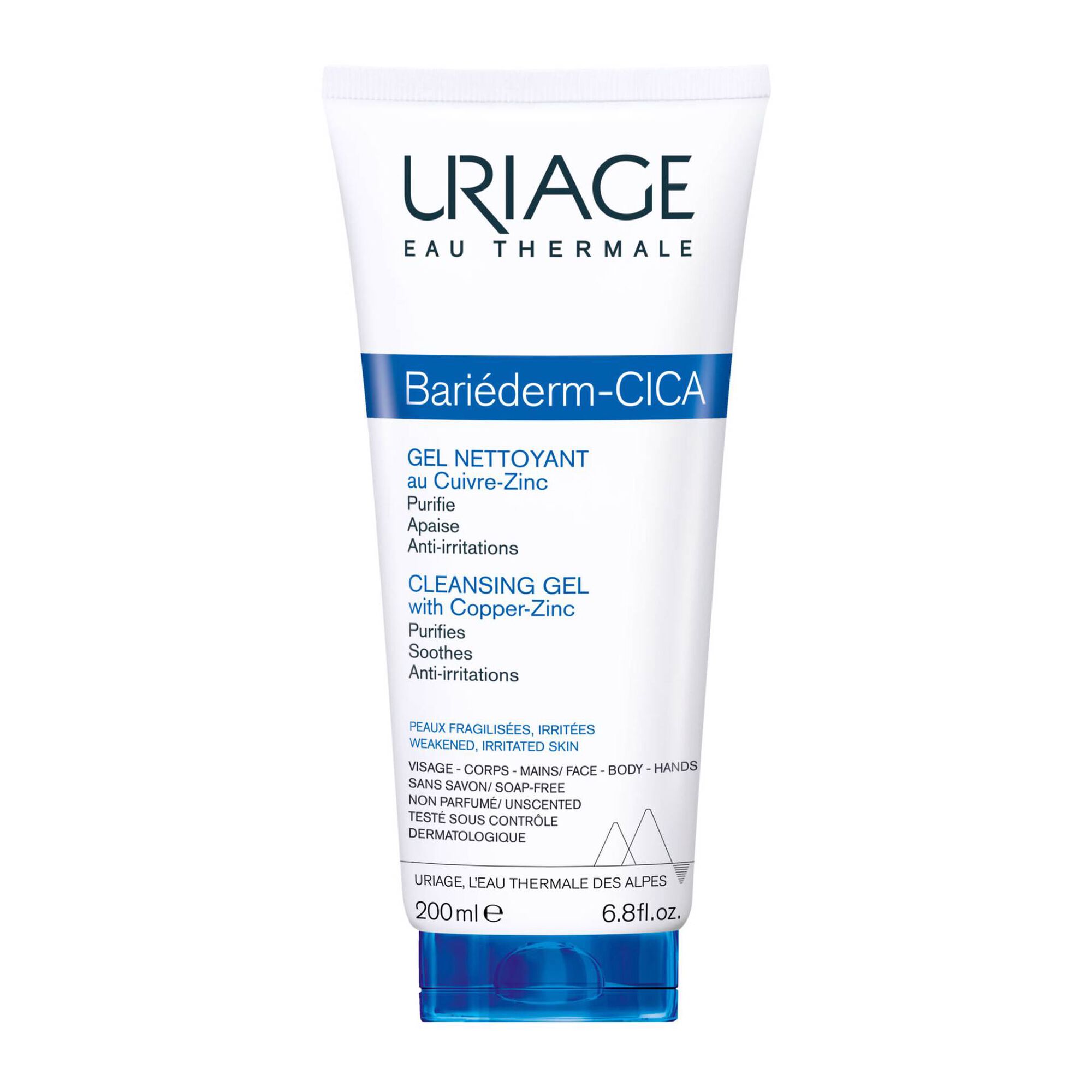Gel limpeza CICA Anti-Irritações Bariederm