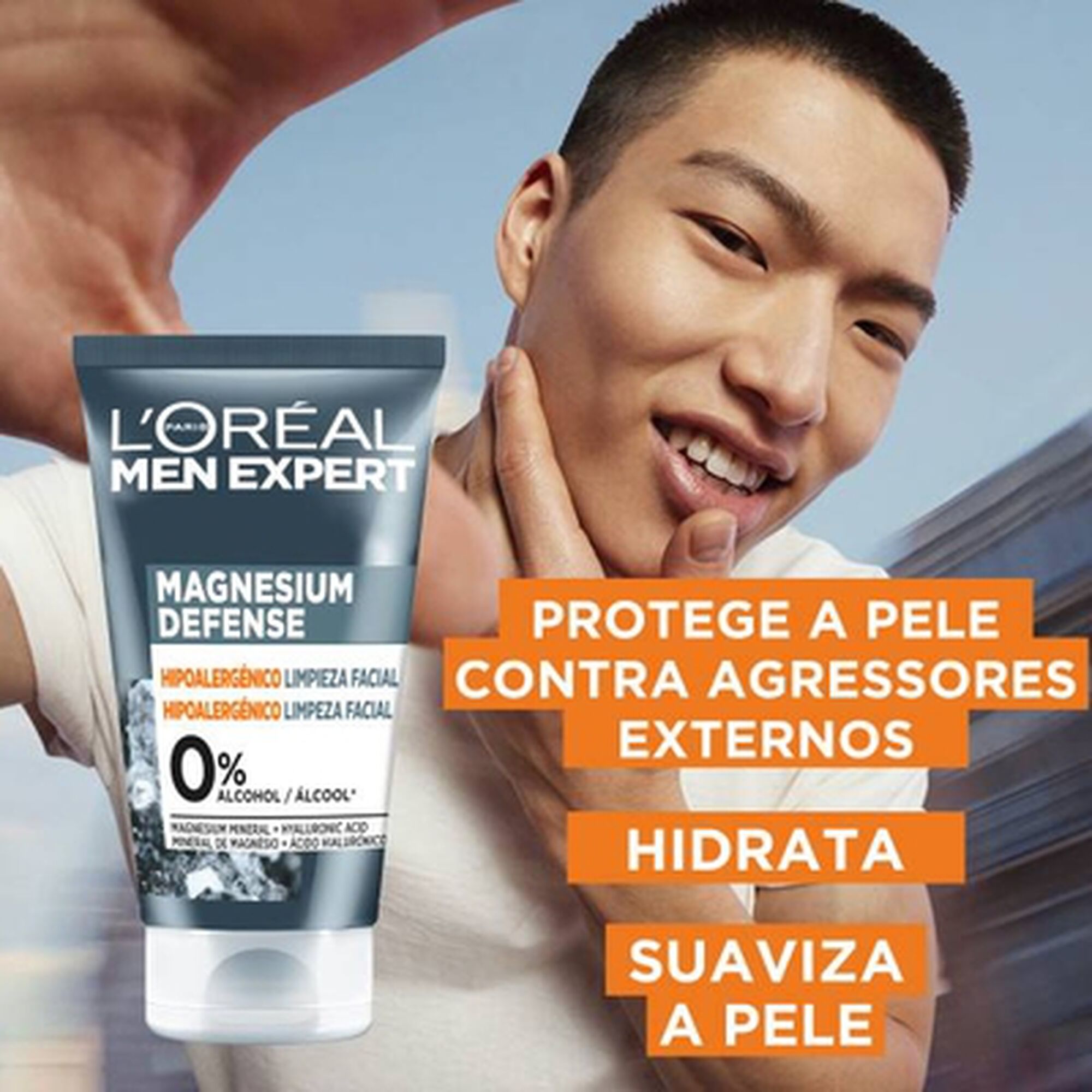 Magnesium Defense Hipoalergénico Limpeza Facial