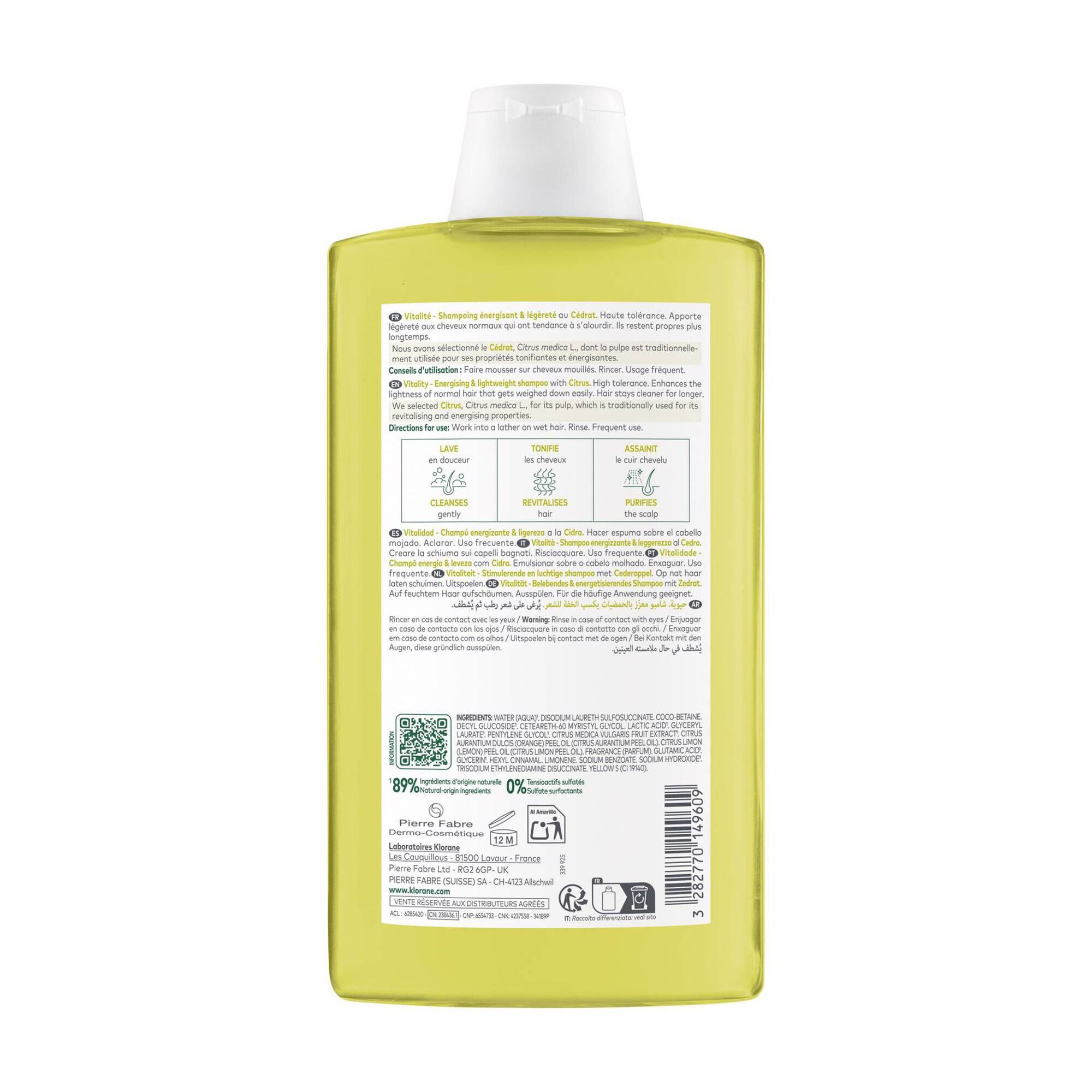 Citrus Purifying Normal to Oily Hair Shampoo