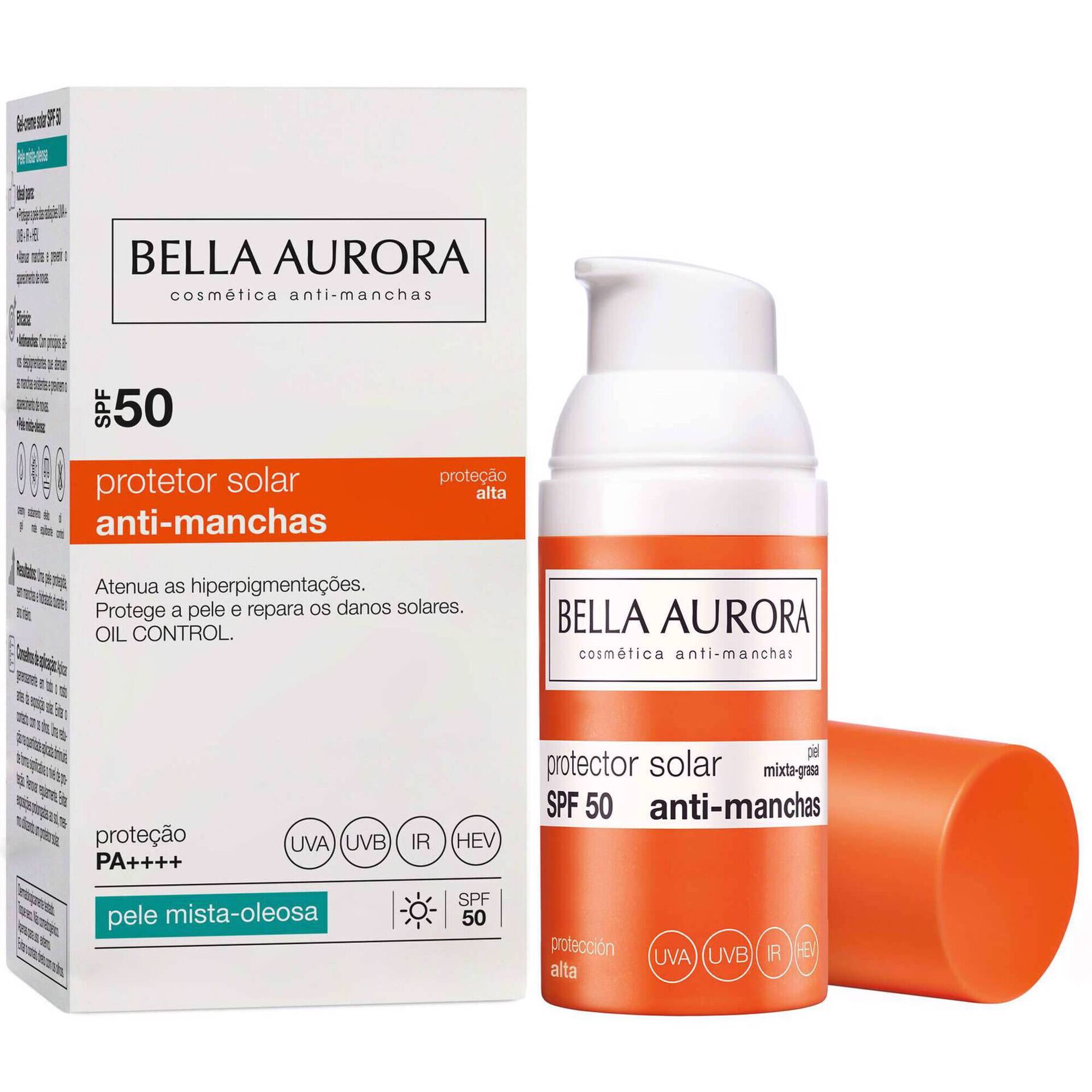 Protetor Solar Antimanchas Pele Oleosa SPF50