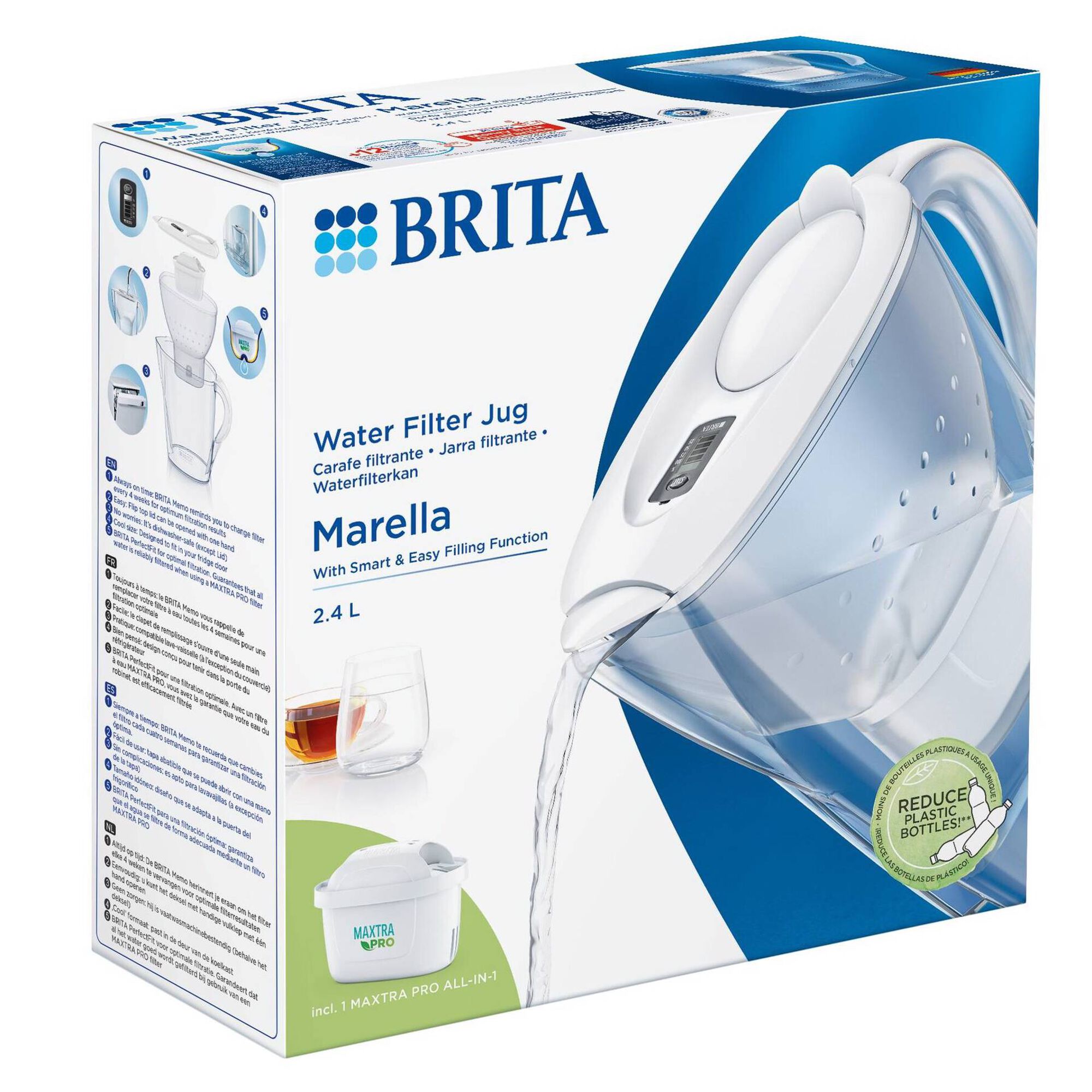 Tazza filtrante BRITA Marella XL 2,4 L Maxtra+