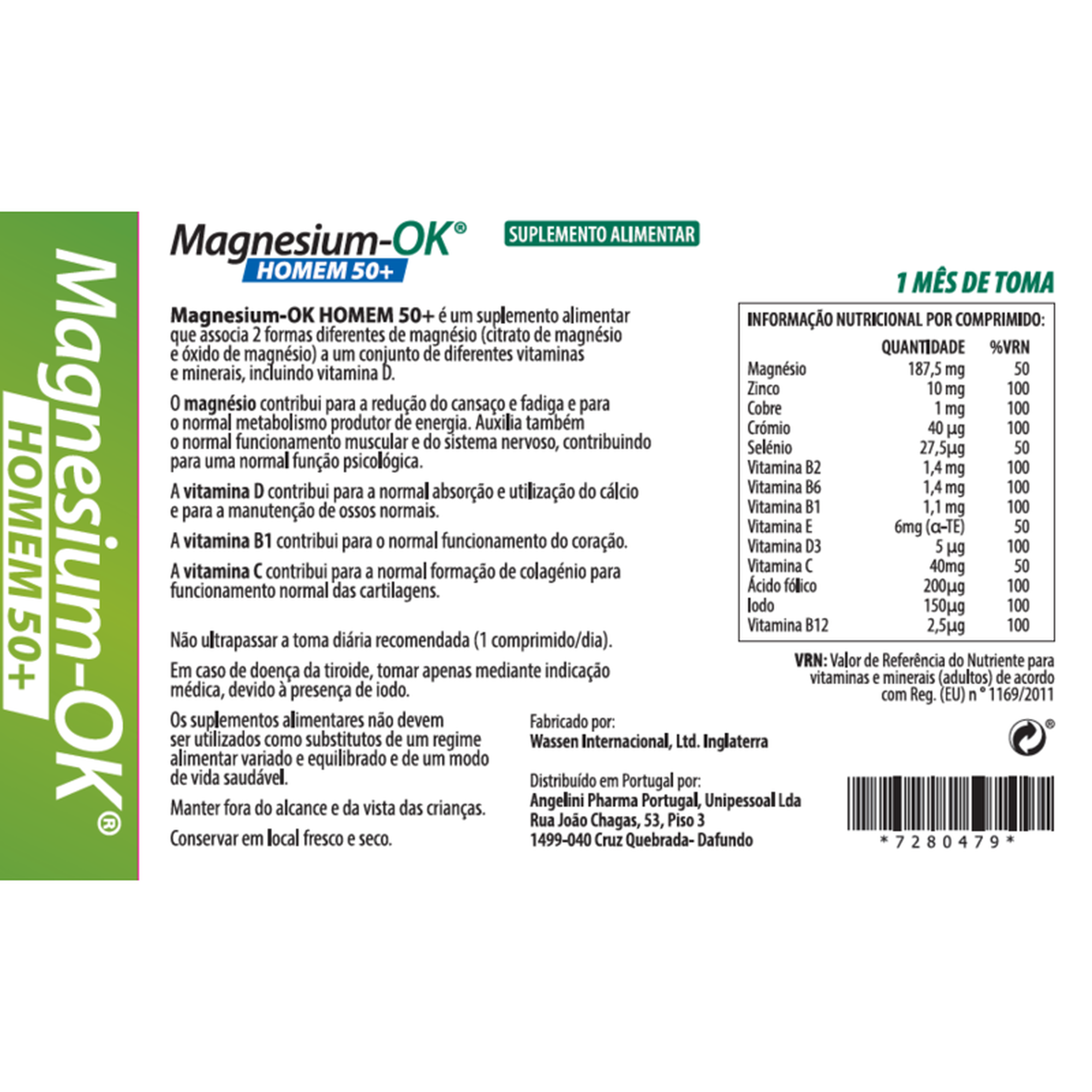 Magnesium-OK Homem 50+