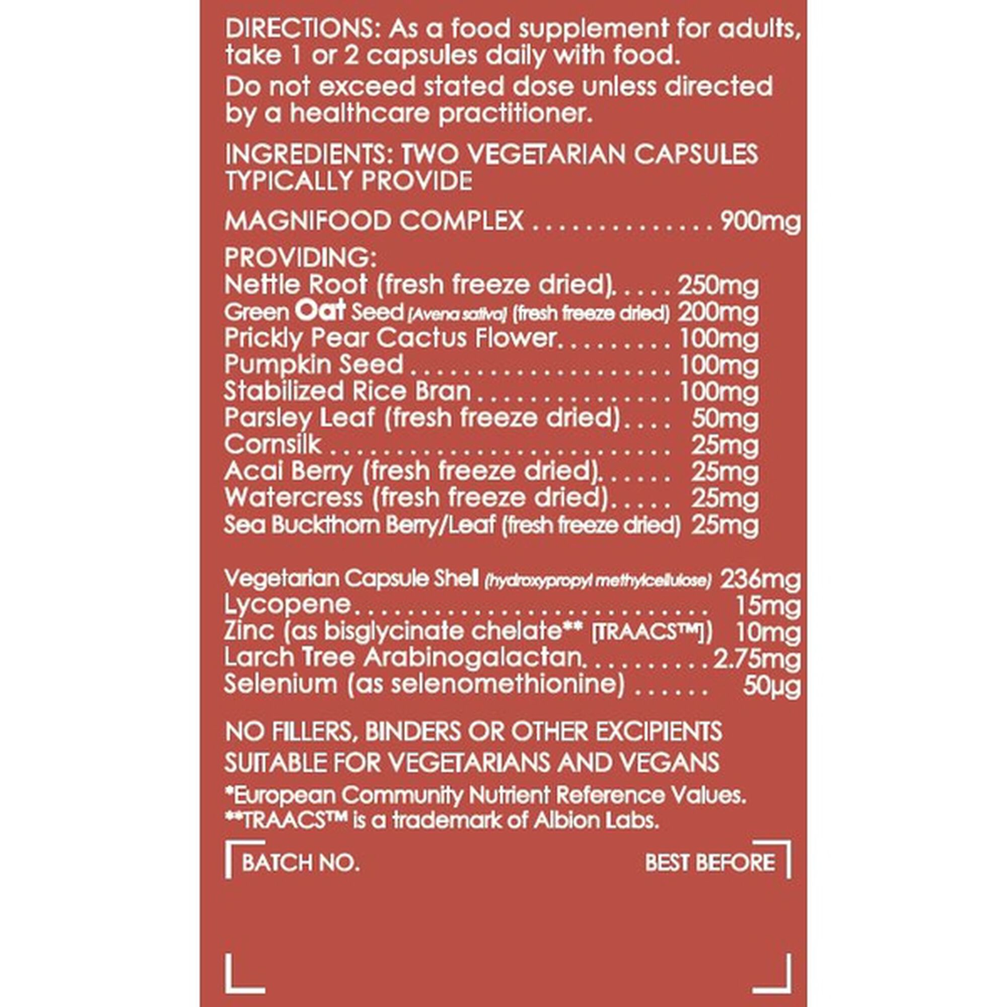 Suplemento Suporte da Próstata Complex