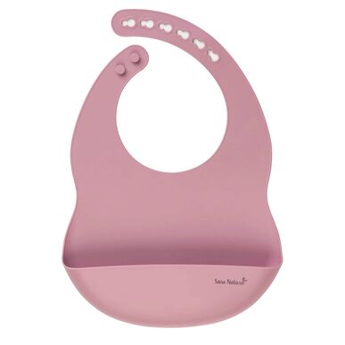 Babete de Silicone Rosa Wells