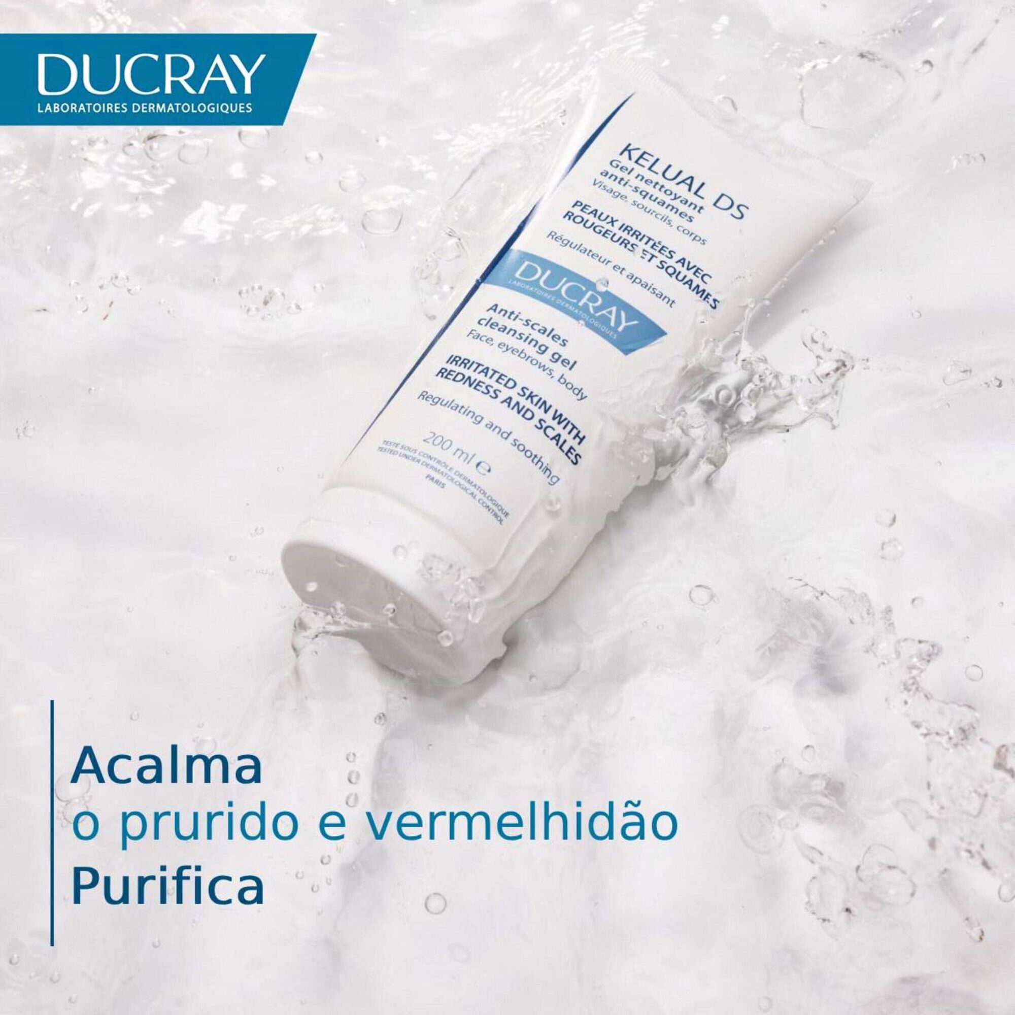 Kelual DS Gel Nettoyant Anti-squames