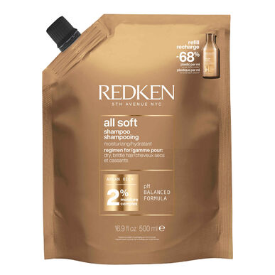 All Soft Shampoo Moisturizing Refill Wells Image 1