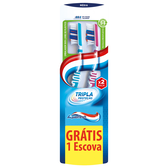 Escova de Dentes Tripla Proteção Média Wells