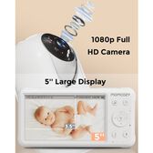BM01 5 LCD Screen Video Baby Monitor Wells Image 3