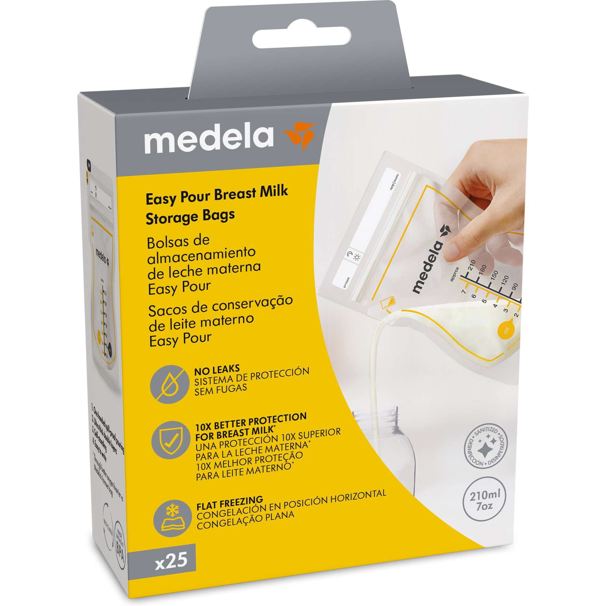 Sacos de Conservação Leite Materno Easy Pour