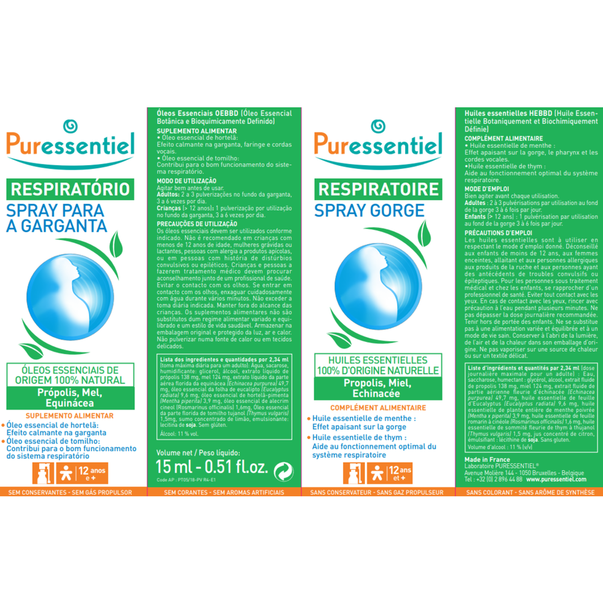 Respiratoire Spray Gorge